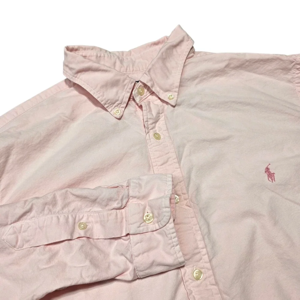 Ralph Lauren Pink Pony Oxford Button‎ Down Shirt XXL 